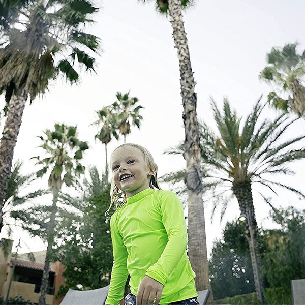 V VICTORY Youth Long Sleeve Rash Guard Shirt with UPF 50+ Sun Protection Block for Boys and Girls